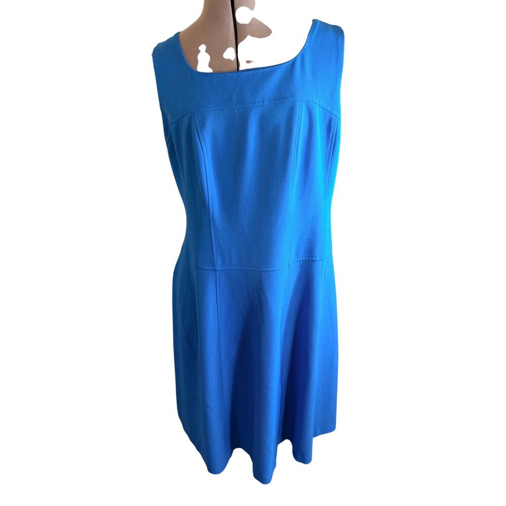 Kasper Womens Petite Blue Sleveless Dress size 12P